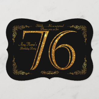 76., Geburtstags-Party 76., großes Gatsby, Einladung