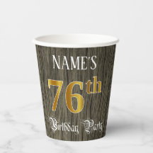 76. Geburtstagsparty - Imitate Gold & Imitate Wood