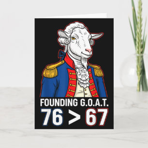 76 Größer als 67 George Washington Geschichte Spaß Karte