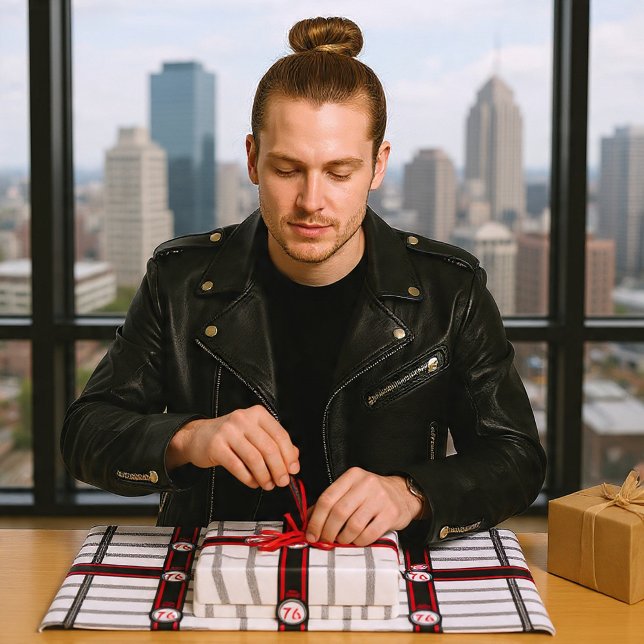 '76 Schachbrett Geschenkpapier (Von Creator hochgeladen)