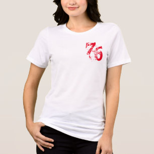 76 T - Shirt - Frauen-weiches Tri-Blend-T-Shirt