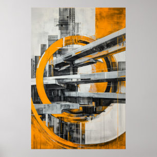 771 Abstrakt Poster