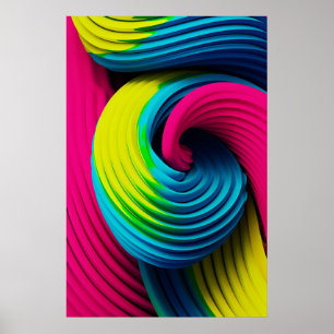 776 Abstrakt Poster