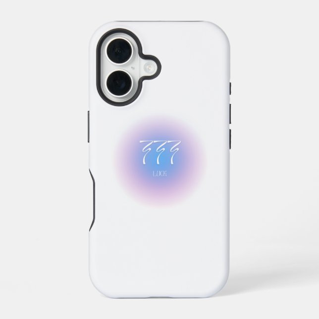 777 Glück iPhone 16 Hülle (Rückseite)