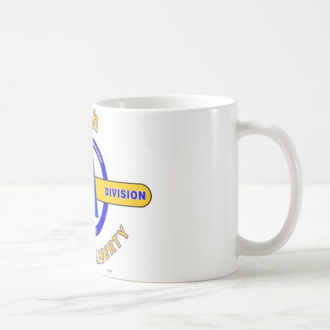 77. INFANTERIEDIVISION "FREIHEITSSTATUE " KAFFEETASSE (Rechts)