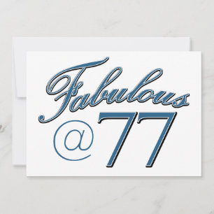 77 Jahre alte Geburtstagsdesigns