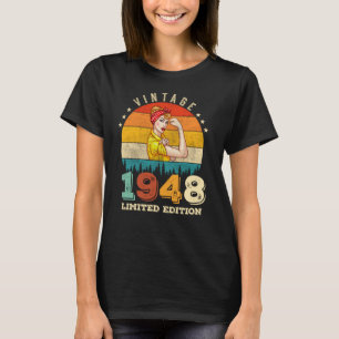 77 Jahre alter Tag 1948 Vintag 77. Geburtstagsfrau T-Shirt