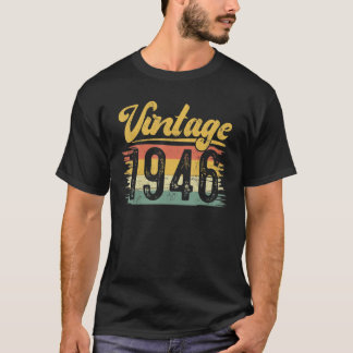 77 Jahre Vintag 1946 77. Geburtstag T-Shirt
