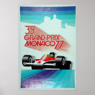 77 monico Grand Prix Werbung Poster