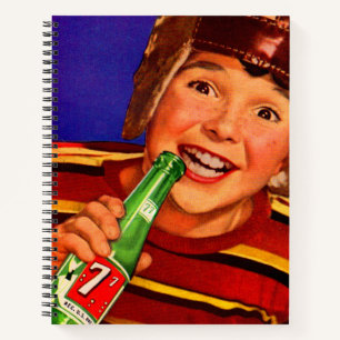 "77 Soda ad" der 1950er Notizbuch