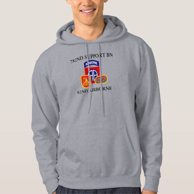 782. UNTERSTÜTZUNG BATTALION 82. IM FLUGZEUG  HOODIE (Vorderseite)