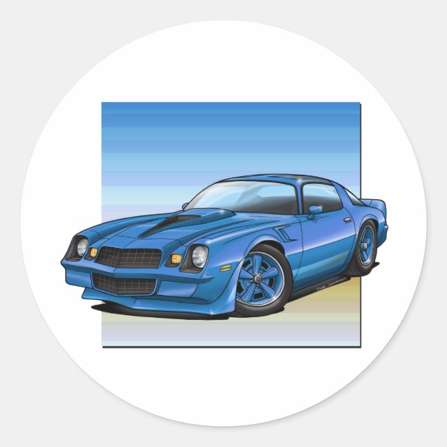 78-81 Camaro Runder Aufkleber (Vorderseite)