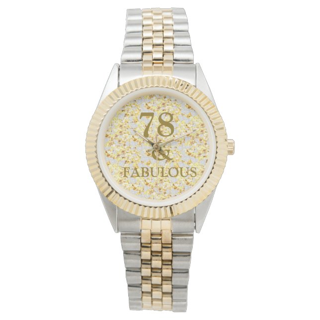 78. Geburtstag Armbanduhr (Vorderseite)