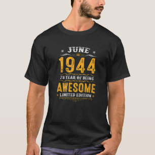 78. Geburtstag Geschenke 78 Jahre alt Phantastisch T-Shirt