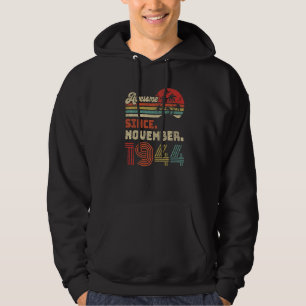 78 Year Old Awesome Since October 1944 78th Birthd Hoodie