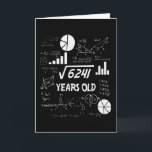 78 Years Old Bday Math Teacher 78th Birthday Gift Karte<br><div class="desc">Birthday Design For anyone who's horoscope say difficult & Stubborn But totally worth.Wear it with pride at work,  school gym perfect to pair with shorts,  leggings or jeans for a casual yet trendy Look</div>