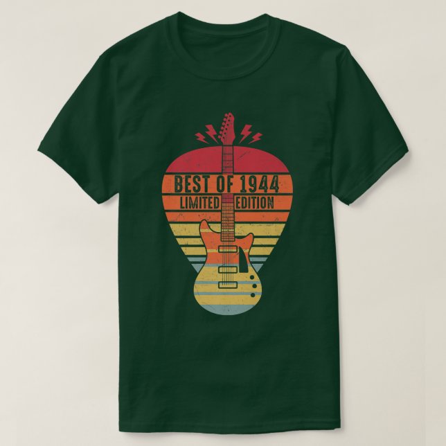 78 Years Old Birthday Best Of 1944 Limited Edition T-Shirt (Design vorne)