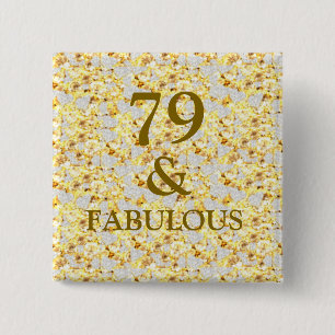 79. Geburtstag Button