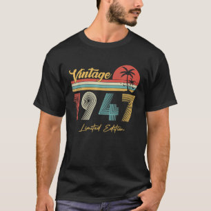 79 Jahre alt Vintag 1947 Limited Edition 79. T-Shirt