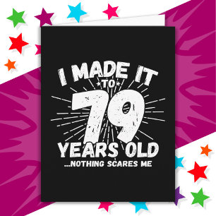 79 Jahre alter sarkastischer Meme Lustiger 79. Geb Karte