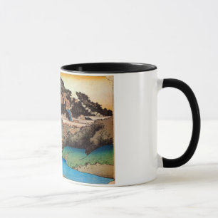 7. 藤 沢 宿, 広 Fujisawa-juku, Hiroshige, Ukiyo-e Tasse