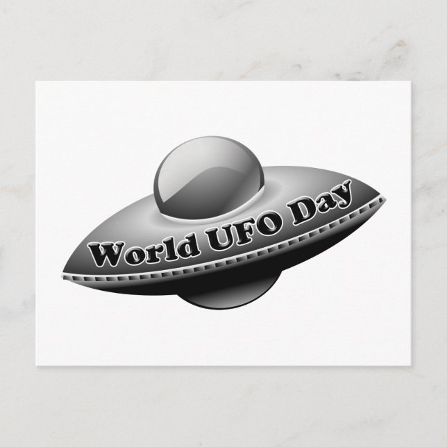 7-2 Welttag der UFO Postkarte (Vorderseite)