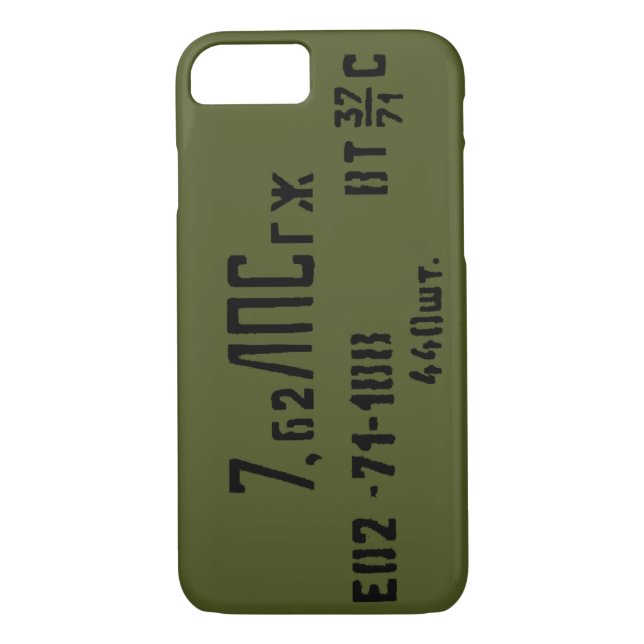 7.62X39 Ammo Can iPhone Case (Rückseite)