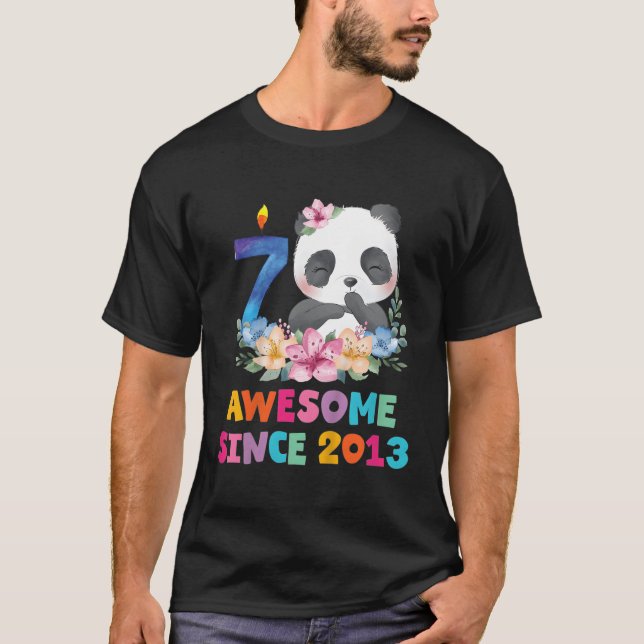 7 7. Panda Unicorn Py T-Shirt (Vorderseite)