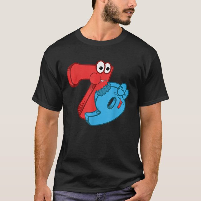 7 Ate 8 9 Funky Math T-shirt T-shirt (Devant)