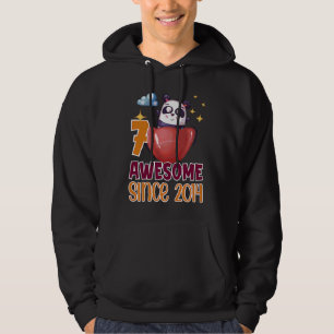7 Awesome Seit 2014 Panda Bär Strauch Geist Anima Hoodie