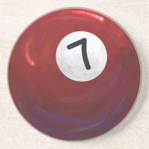 7 Ball Getränkeuntersetzer
