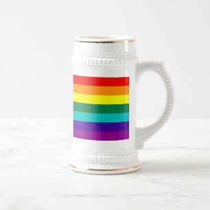 7 bandes Arc-en-ciel Gay pride Drapeau Mug