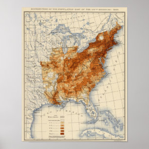 7 Bevölkerung 1840 Poster