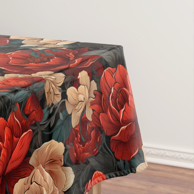 #7 Blumenmuster Tischdecke (Beispiel)