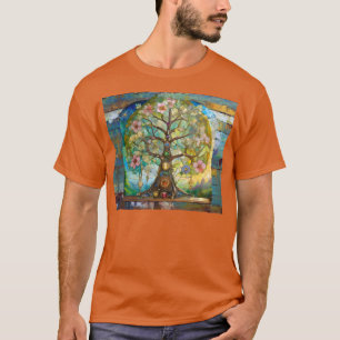 7 Chakra Blütenbaum T-Shirt