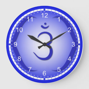 7 Chakra Clocks Große Wanduhr
