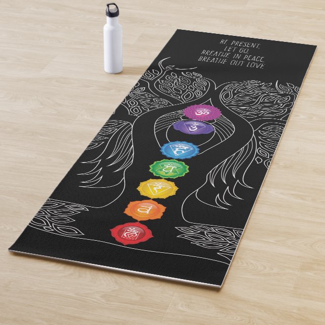 7 Chakra Lady Tree - 11 blwo Yogamatte (Beispiel)