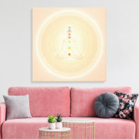 7 Chakra Méditation Art Mural | Yoga Spirituel