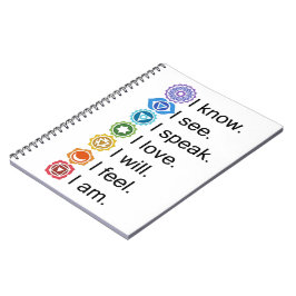 7 Chakra-Notebook Notizblock