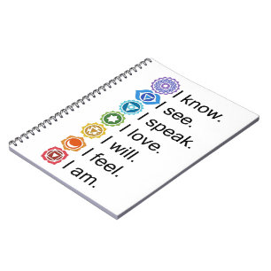 7 Chakra-Notebook Notizblock