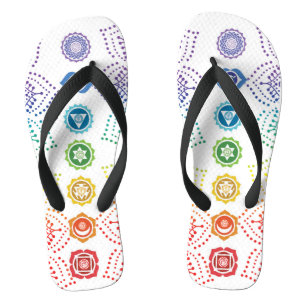 7 Chakra Purzelbäume Flip Flops