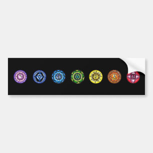 7 Chakras Autoaufkleber