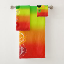 7 Chakras Badhandtuch Set