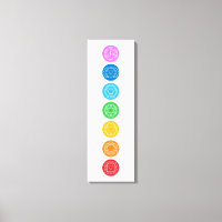 7 Chakras Canvas Print