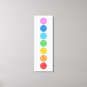 7 Chakras Canvas Print Leinwanddruck