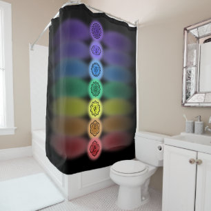 7 Chakras Duschvorhang