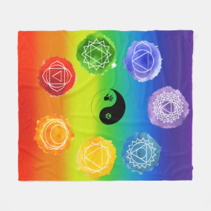 7 Chakras Fleecedecke