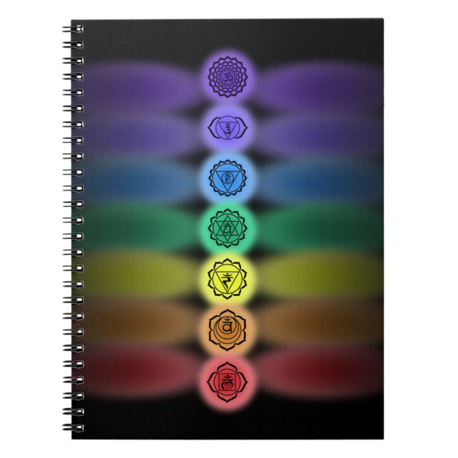 7-Chakras-Notebook Notizblock (Vorderseite)