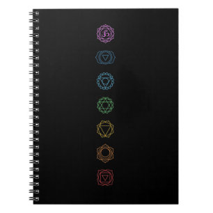 7 Chakras-Notebook Notizblock