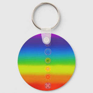7 Chakras Schlüsselanhänger